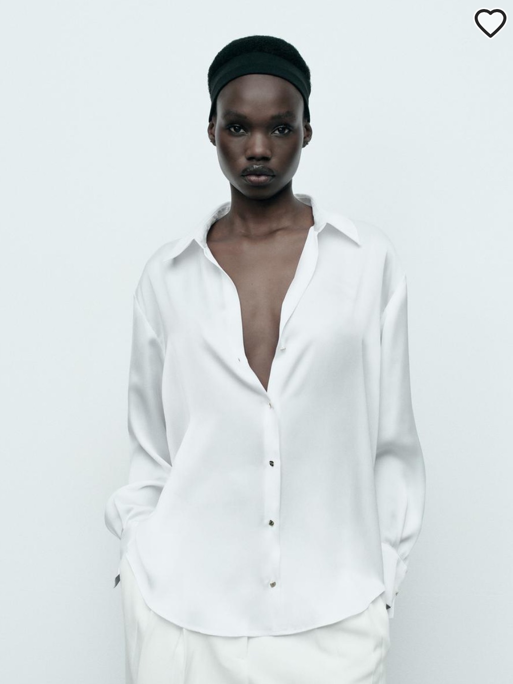 New Satin Zara Oversized Size S